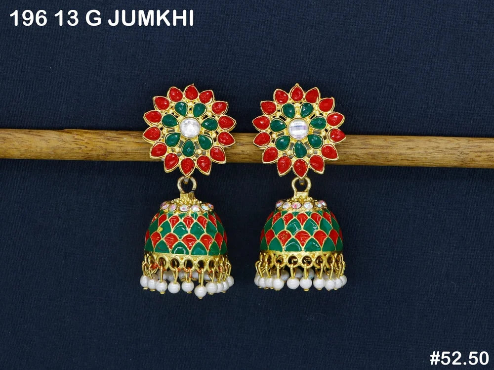 Fancy Colourful Jumkhi Multi Colour Jumkhi For Women And Girls For Party Wear